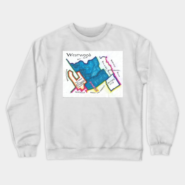 Westwood Crewneck Sweatshirt by PendersleighAndSonsCartography